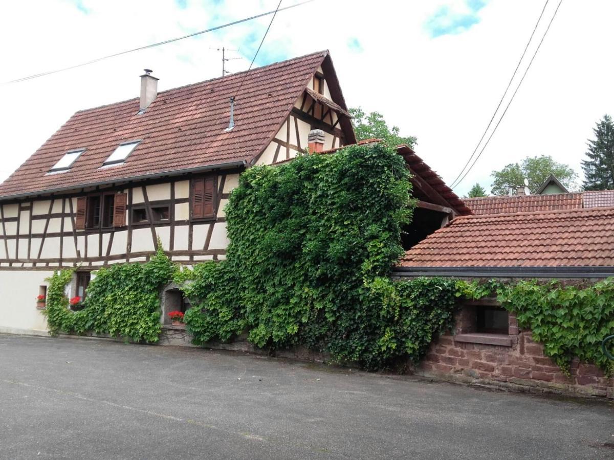 GITE AU PETIT RUISSEAU-Etage et combles-maison alsacienne 4 personnes 3 nuitées minimum Langensoultzbach Exterior foto