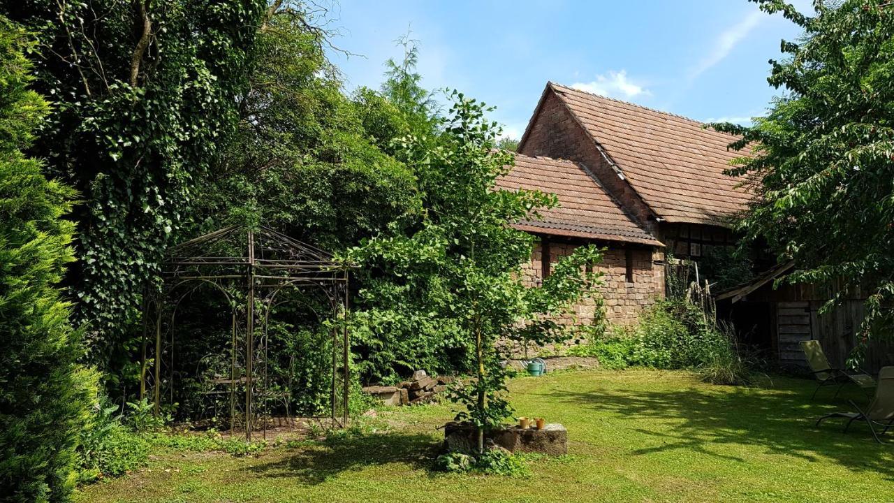 GITE AU PETIT RUISSEAU-Etage et combles-maison alsacienne 4 personnes 3 nuitées minimum Langensoultzbach Exterior foto