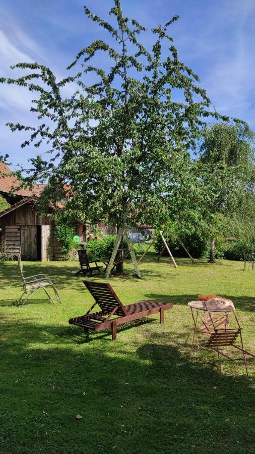 GITE AU PETIT RUISSEAU-Etage et combles-maison alsacienne 4 personnes 3 nuitées minimum Langensoultzbach Exterior foto