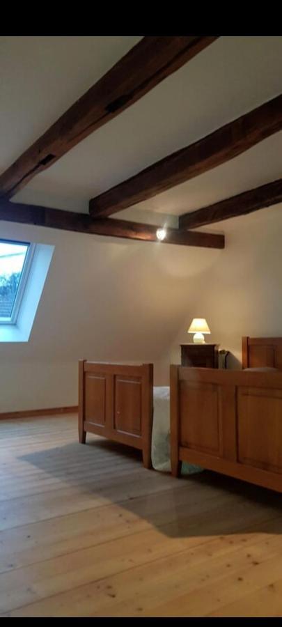 GITE AU PETIT RUISSEAU-Etage et combles-maison alsacienne 4 personnes 3 nuitées minimum Langensoultzbach Exterior foto