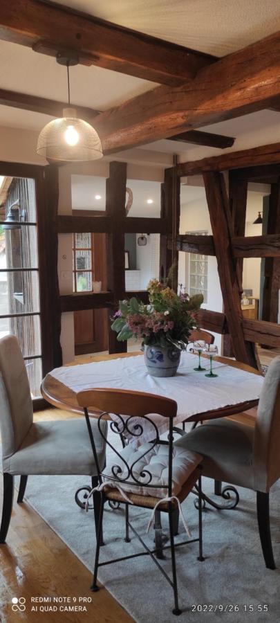 GITE AU PETIT RUISSEAU-Etage et combles-maison alsacienne 4 personnes 3 nuitées minimum Langensoultzbach Exterior foto