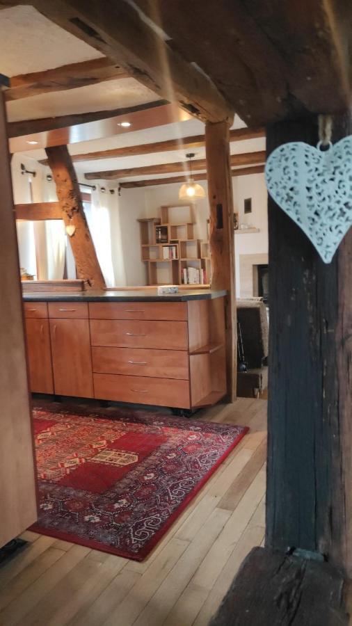 GITE AU PETIT RUISSEAU-Etage et combles-maison alsacienne 4 personnes 3 nuitées minimum Langensoultzbach Exterior foto