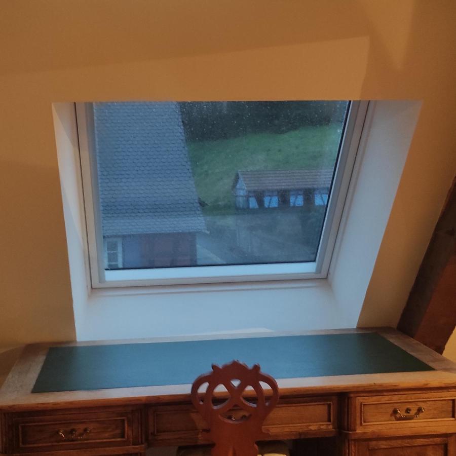 GITE AU PETIT RUISSEAU-Etage et combles-maison alsacienne 4 personnes 3 nuitées minimum Langensoultzbach Exterior foto