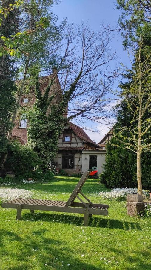 GITE AU PETIT RUISSEAU-Etage et combles-maison alsacienne 4 personnes 3 nuitées minimum Langensoultzbach Exterior foto