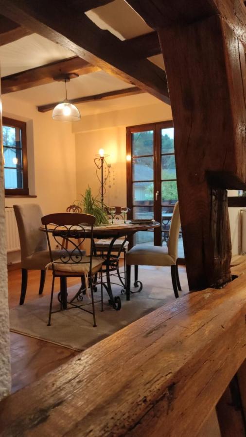 GITE AU PETIT RUISSEAU-Etage et combles-maison alsacienne 4 personnes 3 nuitées minimum Langensoultzbach Exterior foto