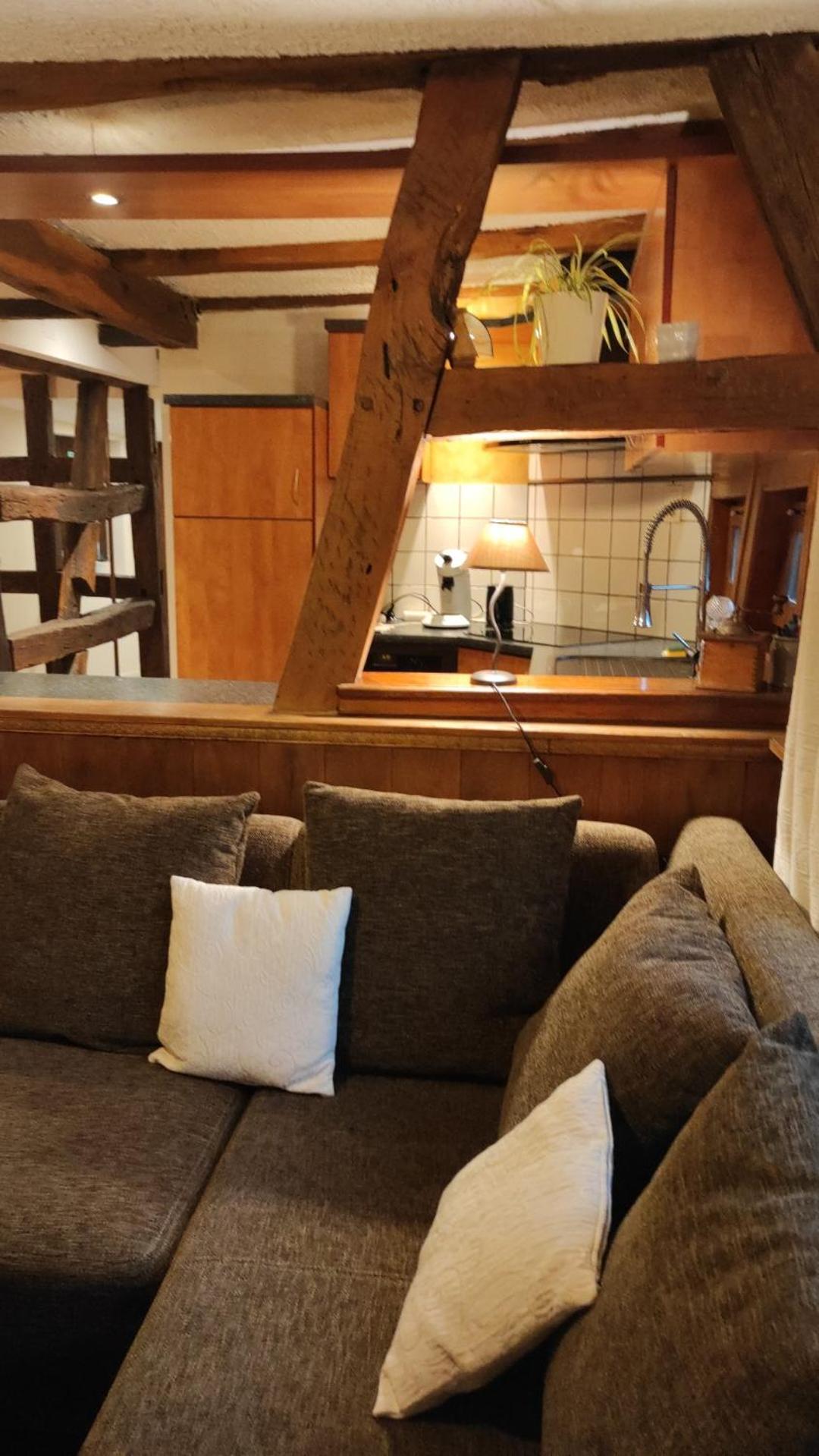 GITE AU PETIT RUISSEAU-Etage et combles-maison alsacienne 4 personnes 3 nuitées minimum Langensoultzbach Exterior foto